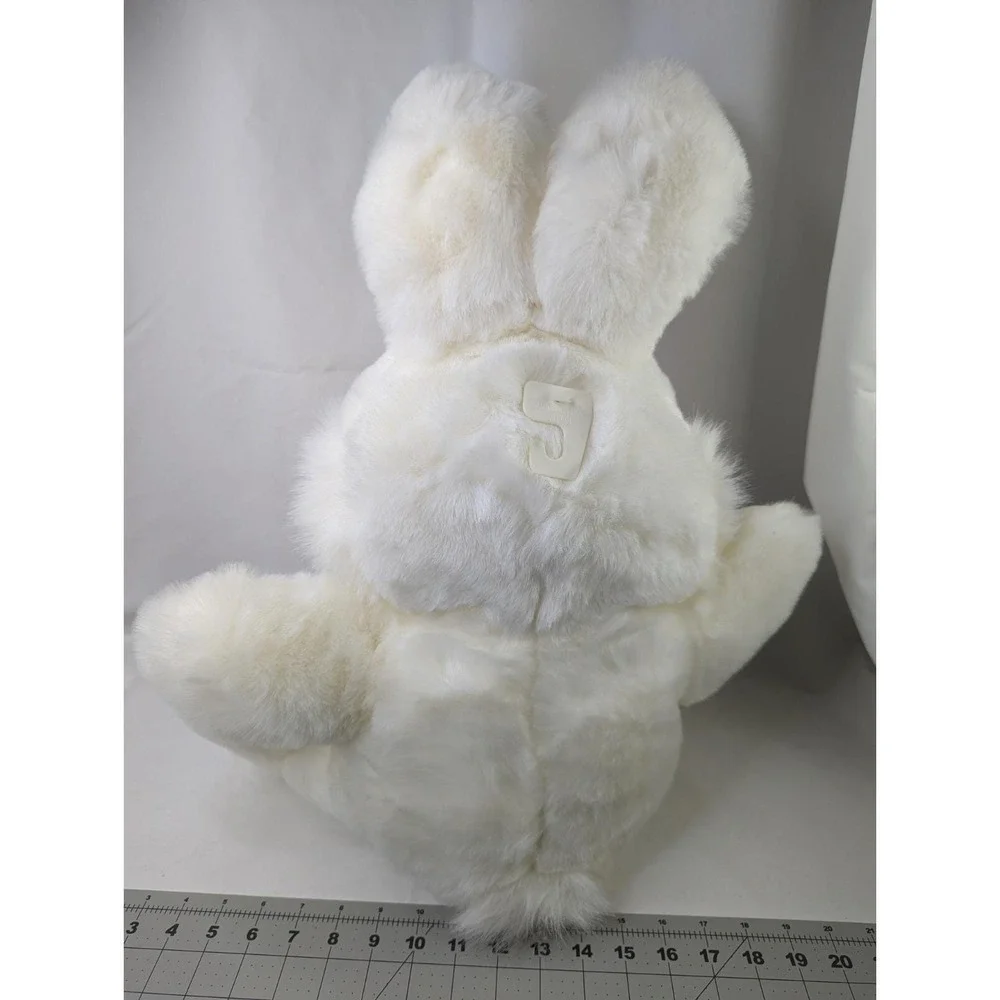 Tb Trading Co Hopster Rabbit Plush‎ Bunny White Orange Flowers 23 Inch Stuffed